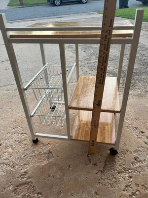 Sale Photo Thumbnail #433: Kitchen cart on wheels - like brand new, see pics for more details