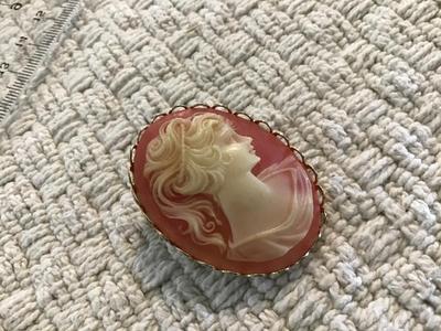 Fashion Cameo Brooch