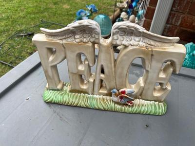 Sale Photo Thumbnail #450: Ceramic Peace sign