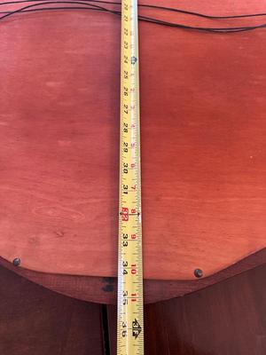 Vintage Scrolled Wood Wall Mirror