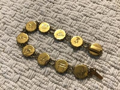 Vintage Damascene Double Sided Vintage Bracelet