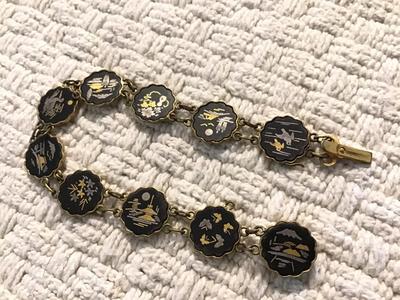 Vintage Damascene Double Sided Vintage Bracelet