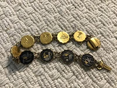 Vintage Damascene Double Sided Vintage Bracelet