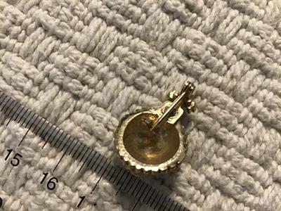 Vintage Maltese Cross Orb pin