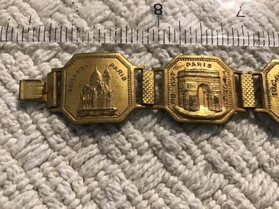 Vintage Paris Link panel Bracelet