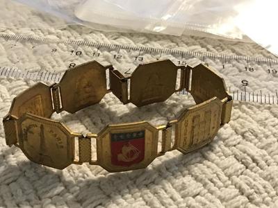 Vintage Paris Link panel Bracelet