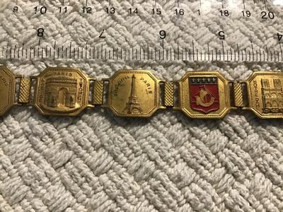 Vintage Paris Link panel Bracelet