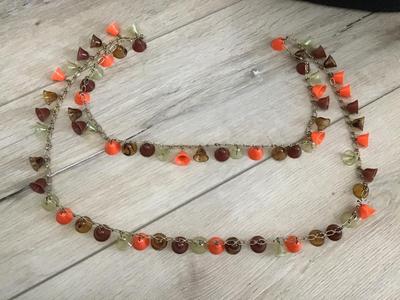 Vintage Unique Great Condition Lucite 1930-1940 Bell Necklace
