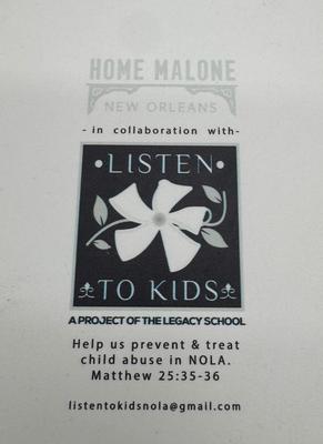 NOLA Artist Kristen Malone Waterproof Fadeproof Door Hanging #2