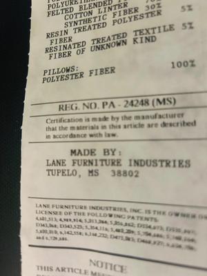 BEAUTIFUL LANE LEATHER RECLINING SECTIONAL SOFA IN MINT CONDITION!