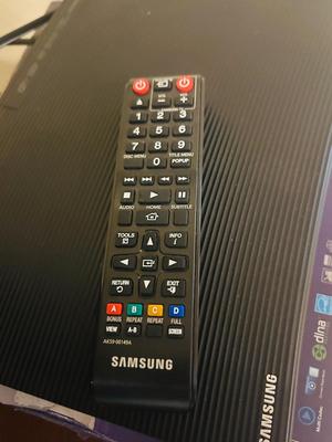 55” SAMSUNG SMART TV AND SAMSUNG SMART BLUE-RAY DVD PLAYER