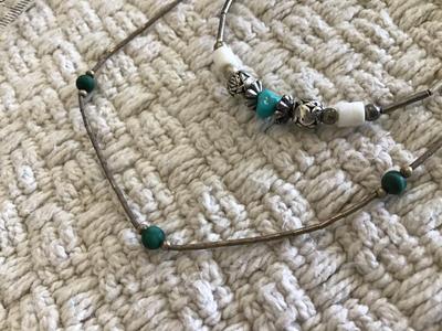 Liquid Silver Necklace and Bracelet Vintage