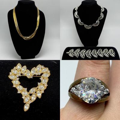 Gold and Silver Jewelry plus Sparkling Gems (ST-HS)