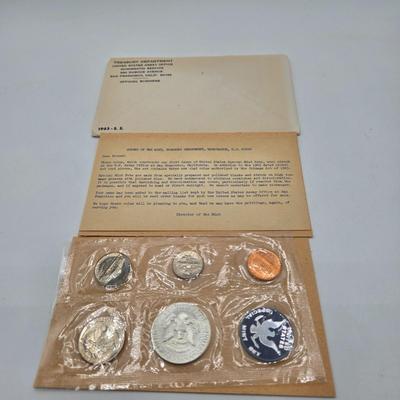 LOT 122: U.S. Mint Uncirculated Coin Sets from 1965, 1969, 1972, 1975