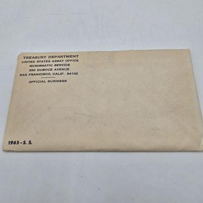 LOT 123: U.S. Mint Uncirculated Coin Sets from 1965, 1968, 1969, 1972