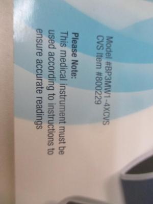 CVS Pharmacy Professional Blood Pressure Monitor
