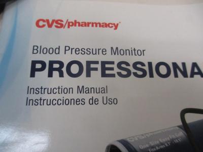 CVS Pharmacy Professional Blood Pressure Monitor