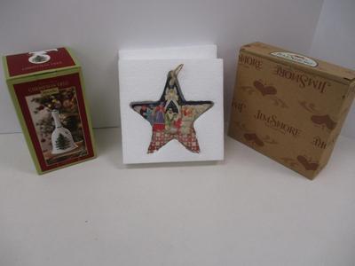 Spode Christmas Tree Bell - Lenox Nativity Star Hanging Ornament - Jim Shore Ornament