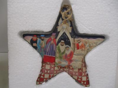 Spode Christmas Tree Bell - Lenox Nativity Star Hanging Ornament - Jim Shore Ornament