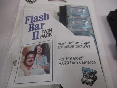 One Step Polaroid Land Camera - Flash Bar II Polaroid SX-70 Film Cameras