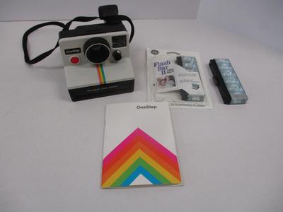 One Step Polaroid Land Camera - Flash Bar II Polaroid SX-70 Film Cameras