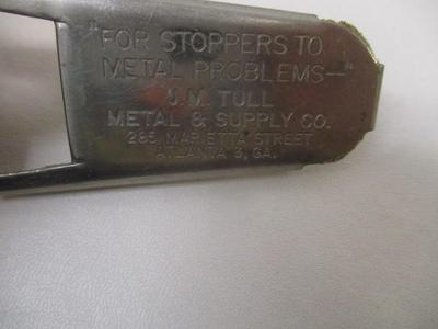 Vintage Nickle Plated Metal Screw Nutcracker - Staplers - Oil Can - Bottle Opener
