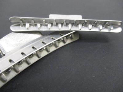 Aluminum Hair Clips - Manicure Set - File With Pearl Style Handle