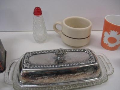 Butter Dish - Basket Infuser Strainer - Cups