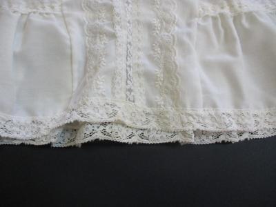 5 - Her Majesty Vintage Young Girls Ivory/White Slip Various Sizes Nylon Lace Trim Made in USA #1