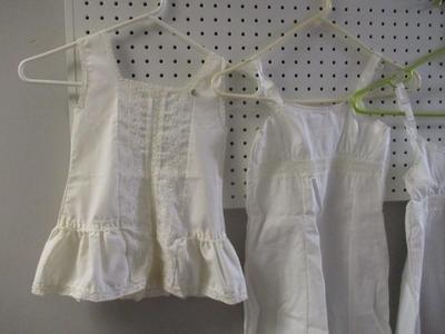 5 - Her Majesty Vintage Young Girls Ivory/White Slip Various Sizes Nylon Lace Trim Made in USA #1