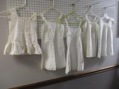 5 - Her Majesty Vintage Young Girls Ivory/White Slip Various Sizes Nylon Lace Trim Made in USA #1