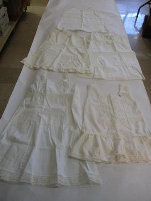 5 - Her Majesty Vintage Young Girls Ivory/White Slip Various Sizes Nylon Lace Trim Made in USA #1