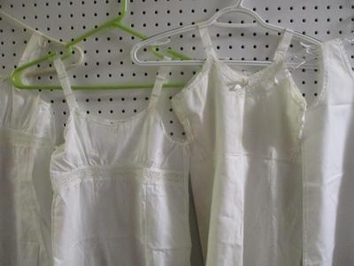 5 - Her Majesty Vintage Young Girls Ivory/White Slip Various Sizes Nylon Lace Trim Made in USA #1