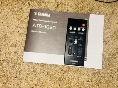 YAMAHA ATS-1080 FRONT SURROUND SYSTEM SOUND BAR AND A NEW ROKU 3