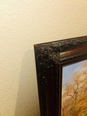 R. DANFORD’S WATERFALL LANDSCAPE SERIES OIL PAINTING