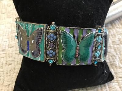 Butterfly Rhinestone Bracelet