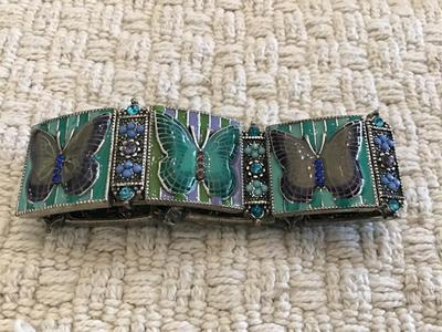 Butterfly Rhinestone Bracelet