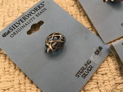 Lot Of Sterling Silver Beads
