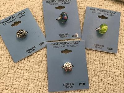 Lot Of Sterling Silver Beads