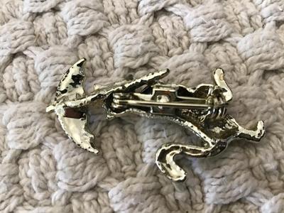 Vintage Umbrella Squirrel may Showers pin