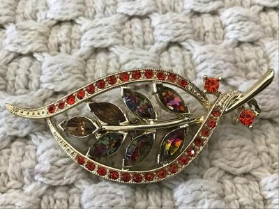 Vintage Rhinestone Brooch