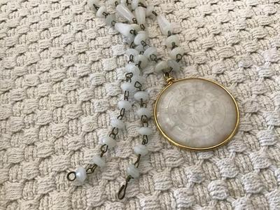 Aztec Sun Onyx stone Type Necklace
