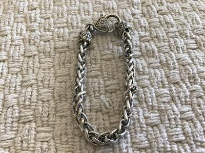 Chunky Silver Tone Bracelet