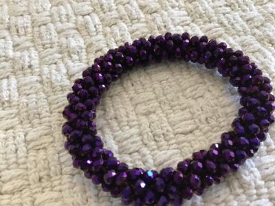 Purple Glass Bracelet