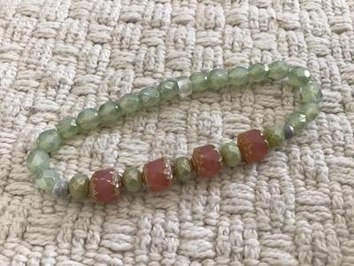 Glass Beaded Bracelet