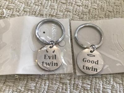 Twin key Chain Twins