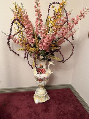 Decor - Capodimonte Vase XL with faux floral