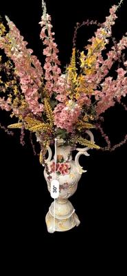 Decor - Capodimonte Vase XL with faux floral