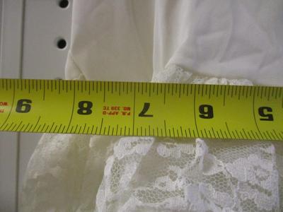 Vintage Toddler Girls Dress Frilly Lace Tiered Cupcake Dress #3