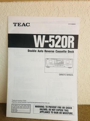TEAC HOME STEREO RECEIVER, CASSETTE DECK AND CD CHANGER W/REMOTES